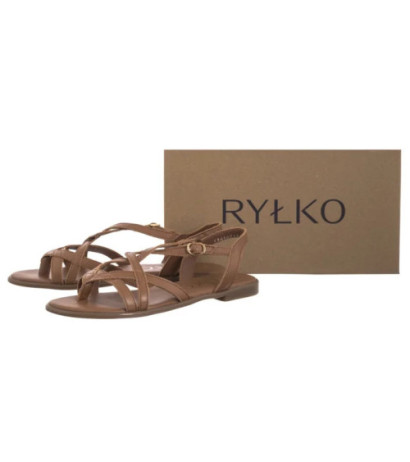 Ryłko Brązowe BCG19_V1 _GD9 (RY1086-a) sandaalid