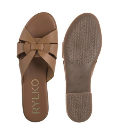 Ryłko Brązowe 0AGH7_V1 _8HM (RY1088-b) Naiste kingad/klappide klapid