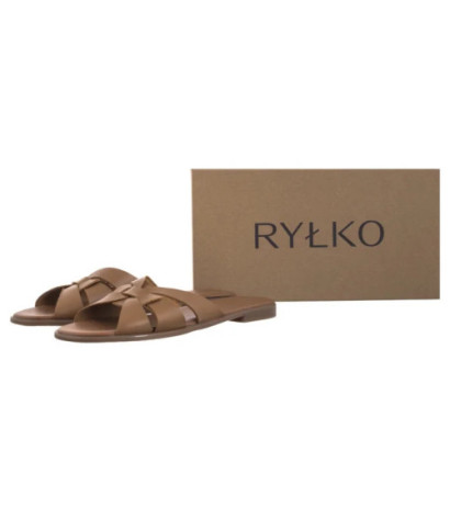 Ryłko Brązowe 0AGH7_V1 _8HM (RY1088-b) Naiste kingad/klappide klapid