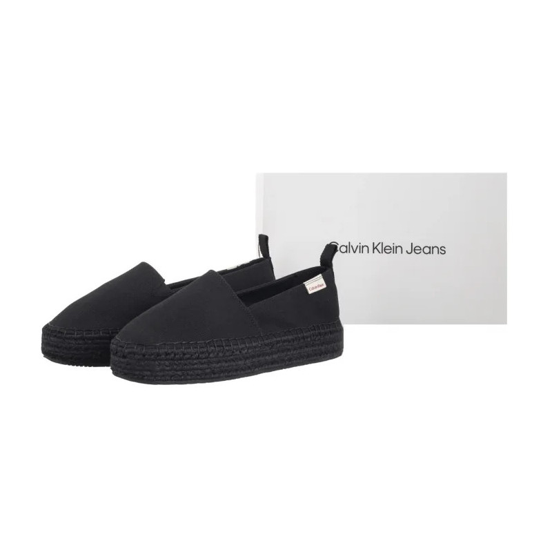 Calvin Klein Platform Espadrille Ml Cs Ck Black YW0YW01871 BEH (CK668-a) kingad