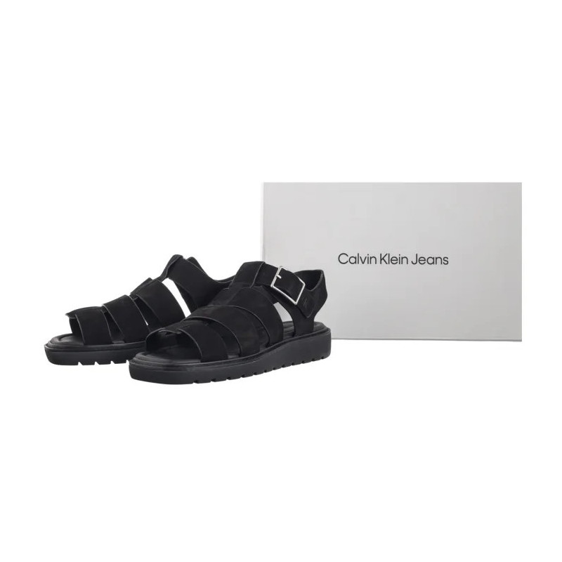 Calvin Klein Fisherman Hw Sandal Lth Ck Black YW0YW01962 BEH (CK669-a) sandaalid