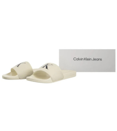 Calvin Klein Slide Monogram Wn Logo Ck Sweet Corn YW0YW01967 AD6 (CK675-a) Naiste kingad/klappide klapid