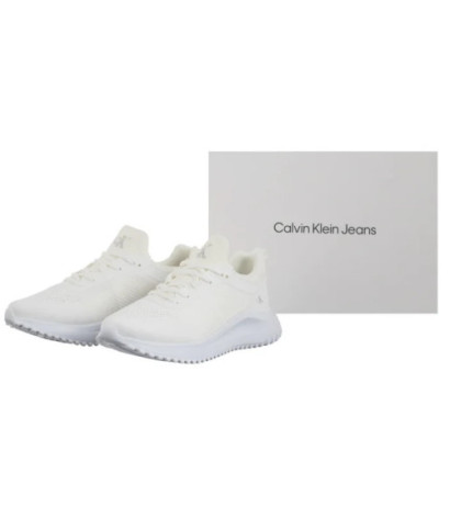 Calvin Klein Eva Runner Sock Mg Tech Mix Triple Bright White YW0YW01855 0K4 (CK677-a) spordijalatsid