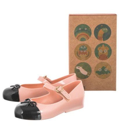 Melissa Sweet Love Cap Toe 33258/53888 Glitter Rose/Black (ML167-a) kingad