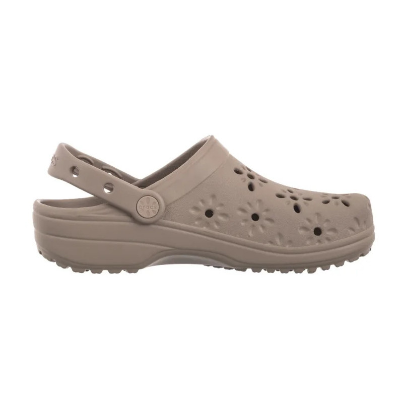 Crocs Classic Floral Cut Out Clog Taupe 210927-214 (CR389-a) Naiste kingad/klappide klapid