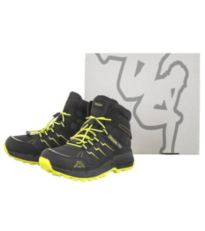 Kappa Boxfrod Mid Tex K 261065K/1133 Black/Lime (KA243-a) lastejalatsid 