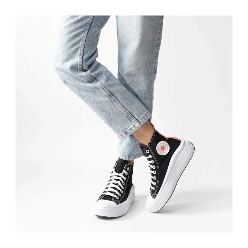 Converse CTAS Move Hi Black/Pink Salt/White 271716C (CO653-a) kingad