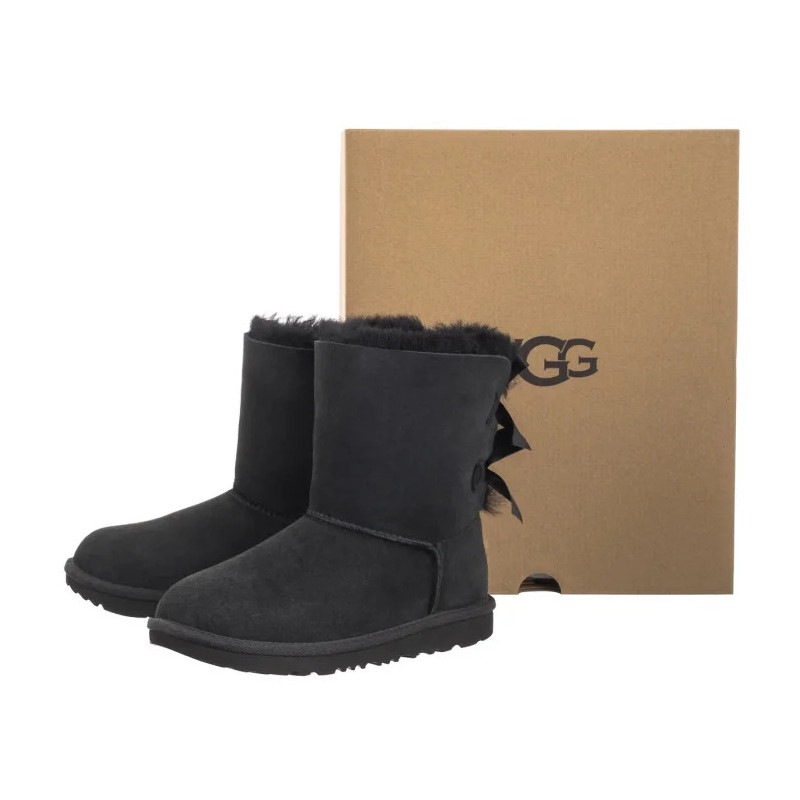 UGG K Bailey Bow II 1017394K BLK (UA120-a) saapad