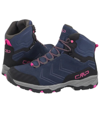 CMP Kids Melnick Mid Trekking Shoes Wp 3Q18584J 30MR Blue-Fuxia (CM33-a) kingad