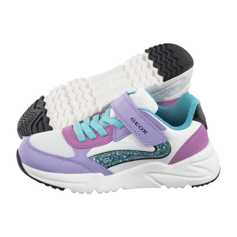 Geox J Loftus A - Gbk+Nylon Lilac/Turquoise J46M2A 054FU C8320 (GE204-a) spordijalatsid