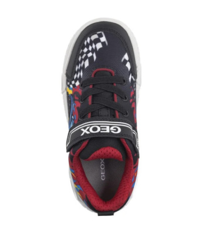 Geox J Wroom B. D -Pr.Mesh + Pr.Dbk Black/Red J55GAD 02ACE C0048 (GE205-a) spordijalatsid