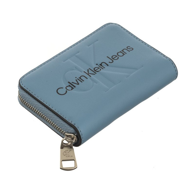 Calvin Klein Sculpted Med Zip Around Mono Blue Shadow Logo K60K607229 CEZ (CK121-e) käekott