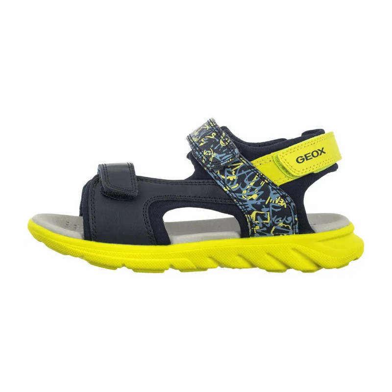 Geox J Sandal Airadyum A Navy/Lime J55F1E 01504 C0749 (GE213-a) sandaalid