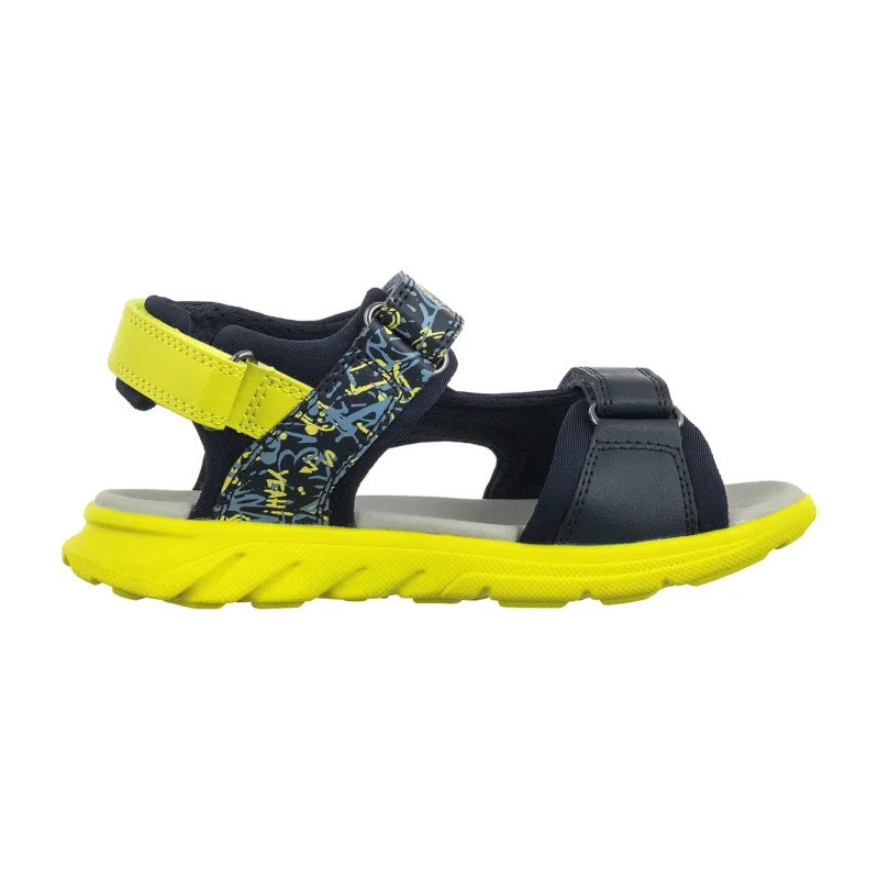 Geox J Sandal Airadyum A Navy/Lime J55F1E 01504 C0749 (GE213-a) sandaalid