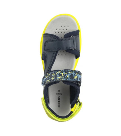 Geox J Sandal Airadyum A Navy/Lime J55F1E 01504 C0749 (GE213-a) sandaalid