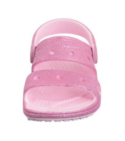 Crocs Classic Crosc Glitter Sandal Pink Milk 207983-6ZW (CR346-a) sandaalid