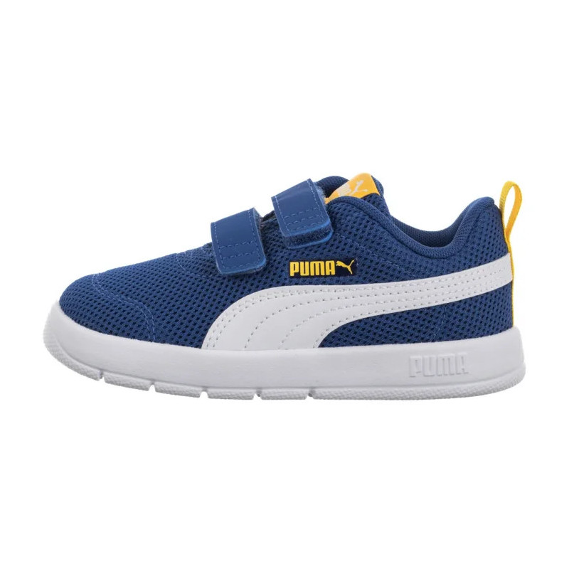 Puma Courtflex V3 Mesh Inf Clyde Royal-White-Yellow 398086-05 (PU619-b) spordijalatsid