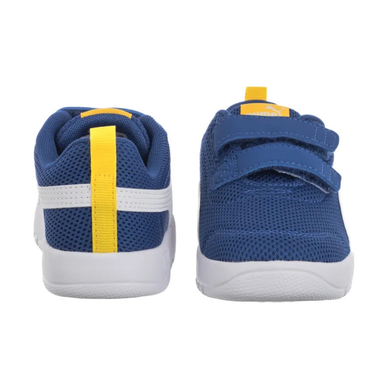 Puma Courtflex V3 Mesh Inf Clyde Royal-White-Yellow 398086-05 (PU619-b) spordijalatsid