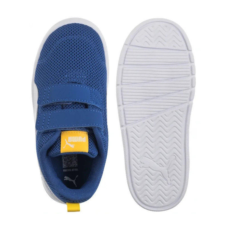 Puma Courtflex V3 Mesh Inf Clyde Royal-White-Yellow 398086-05 (PU619-b) spordijalatsid