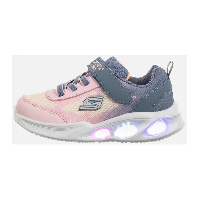 Skechers S Lights Skechers Sola Glow Ombre Deluxe Gray/Light Pink 303714N/GYLP (SK244-a) spordijalatsid