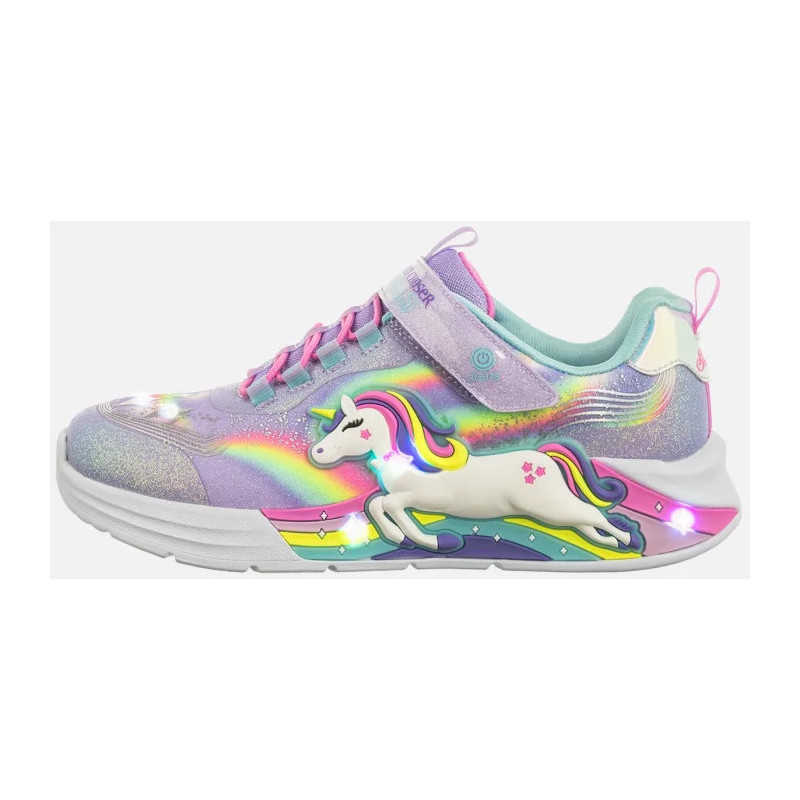 Skechers S Lights Unicorn Chaser Lavender/Multi 302298L/LVMT (SK247-a) spordijalatsid