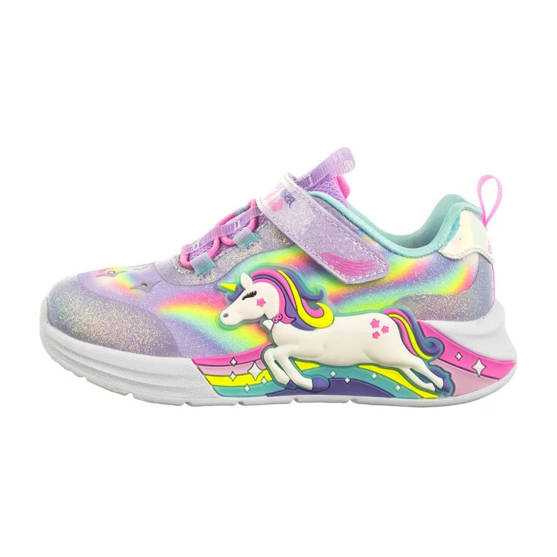 Skechers S Lights - Unicorn Chaser Lavender/Multi 302298N/LVMT (SK248-a) spordijalatsid