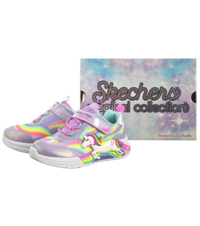 Skechers S Lights - Unicorn Chaser Lavender/Multi 302298N/LVMT (SK248-a) spordijalatsid