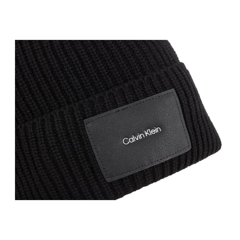 Calvin Klein CK Patch Beanie K50K509937 BAX Black (CK199-a) vöö