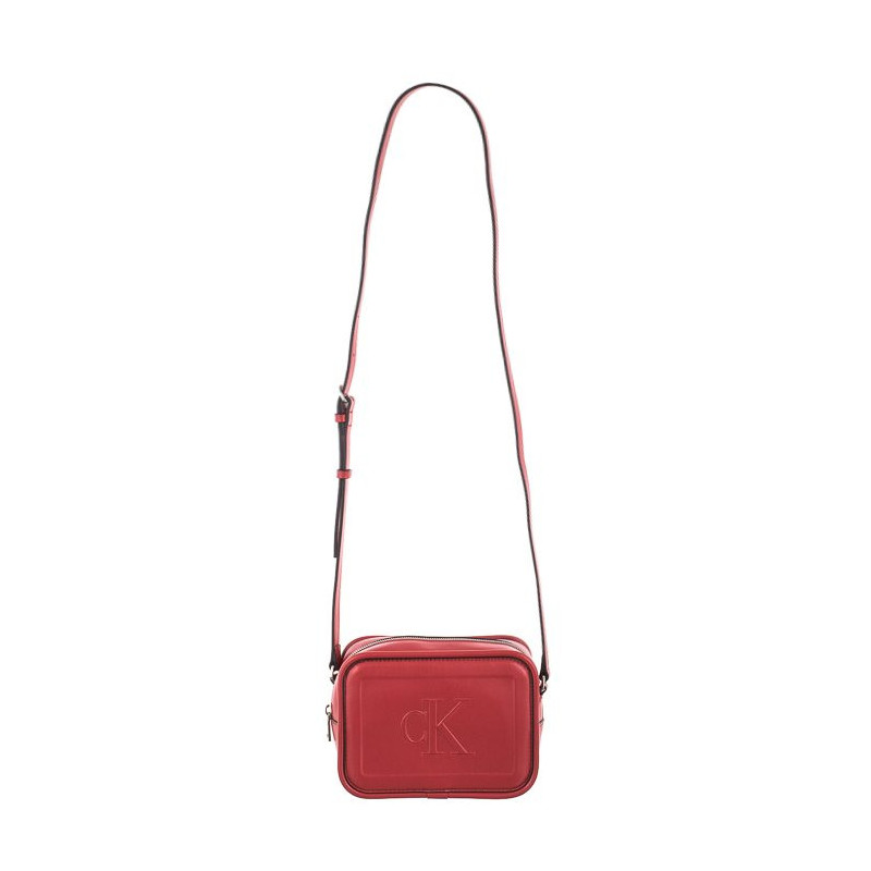 Calvin Klein Sculpted Camera Bag Pipping K60K610309 XL6 Dark Candy Apple (CK179-b) käekott