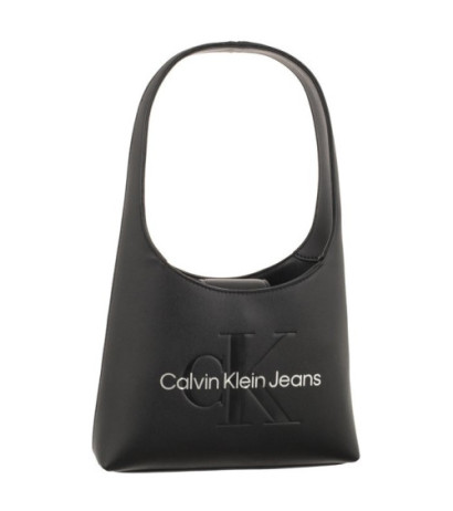 Calvin Klein Sculpted Arch Shoulder Bag22 Mono Black/Metallic Logo K60K611548 0GL (CK427-a) käekott