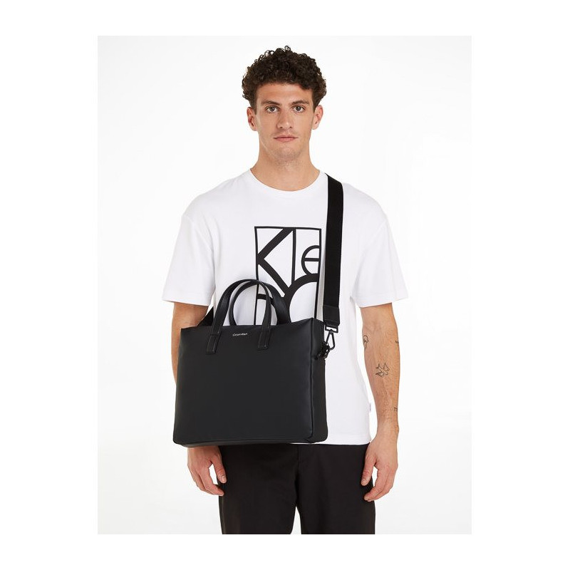 Calvin Klein CK Must Laptop Bag Black Pique K50K511221 BEH  (CK440-a) käekott