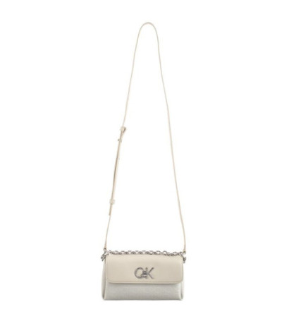 Calvin Klein Re-Lock Mini Crossbody Bag_JCQ Dk Ecru Jacquard Mono K60K611989 PC4 (CK478-a) käekott