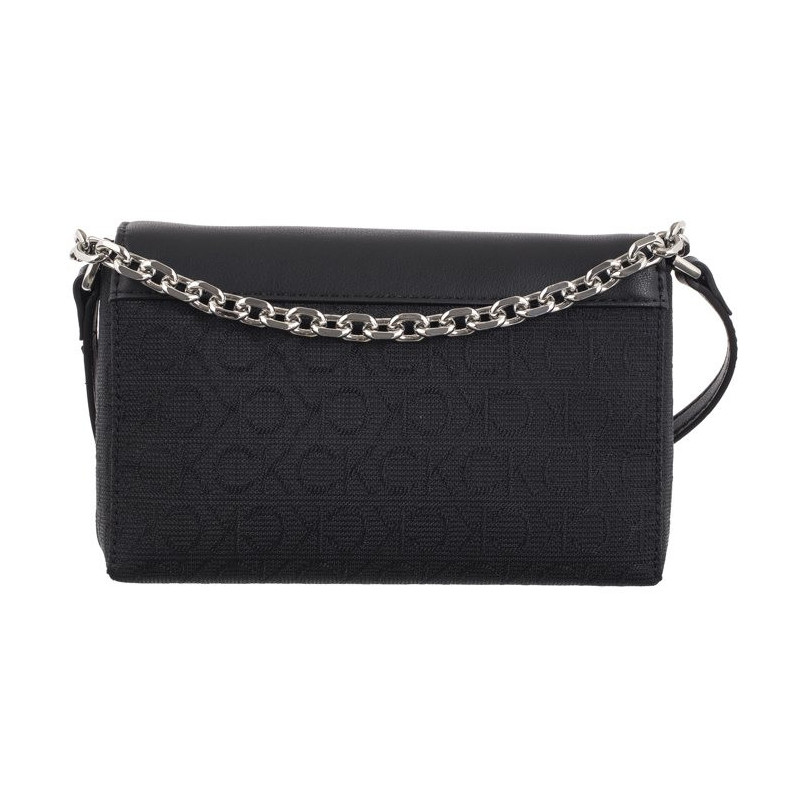 Calvin Klein Re-Lock Mini Crossbody Bag_JCQ Black Jacquard Mono K60K611989 0GK (CK478-b) käekott