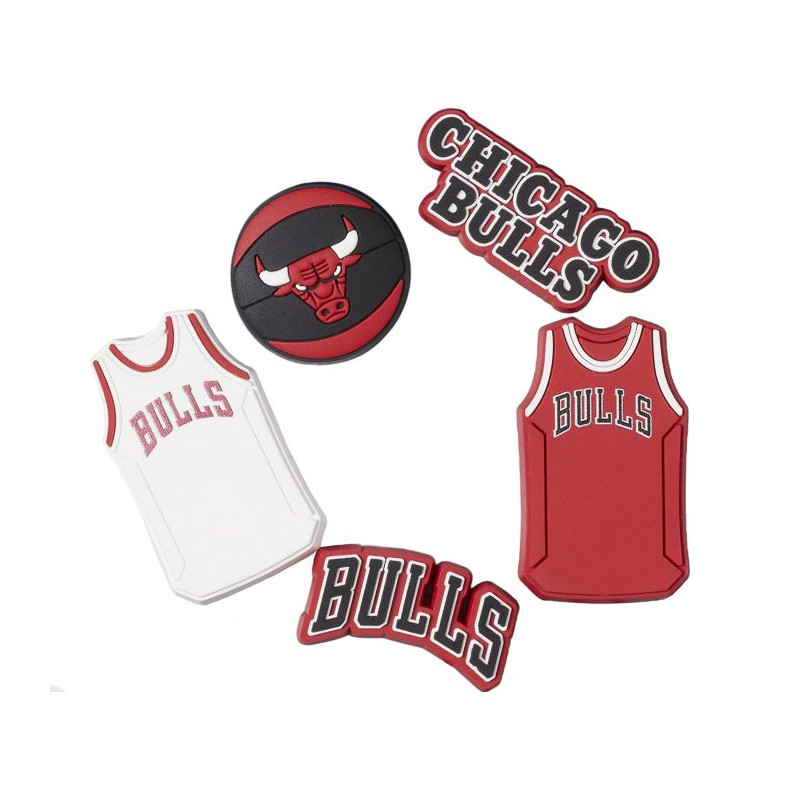 Crocs Jibbitz™ NBA Chicago Bulls 5 Pack 10011280 (CR320-a) tarvik