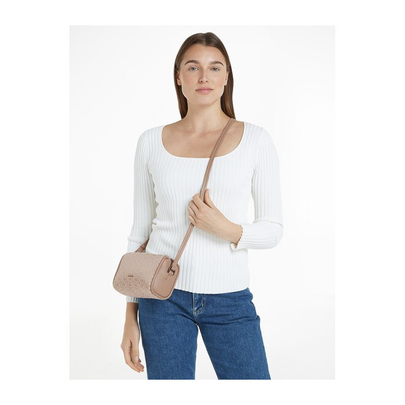 Calvin Klein CK Refine Camera Bag-JCQ Chanterelle Mono Jacquard K60K612335 0HE (CK524-a) käekott