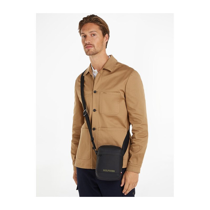 Tommy Hilfiger TH Monotype PU Mini Reporter AM0AM12604 BDS (TH1137-a) käekott