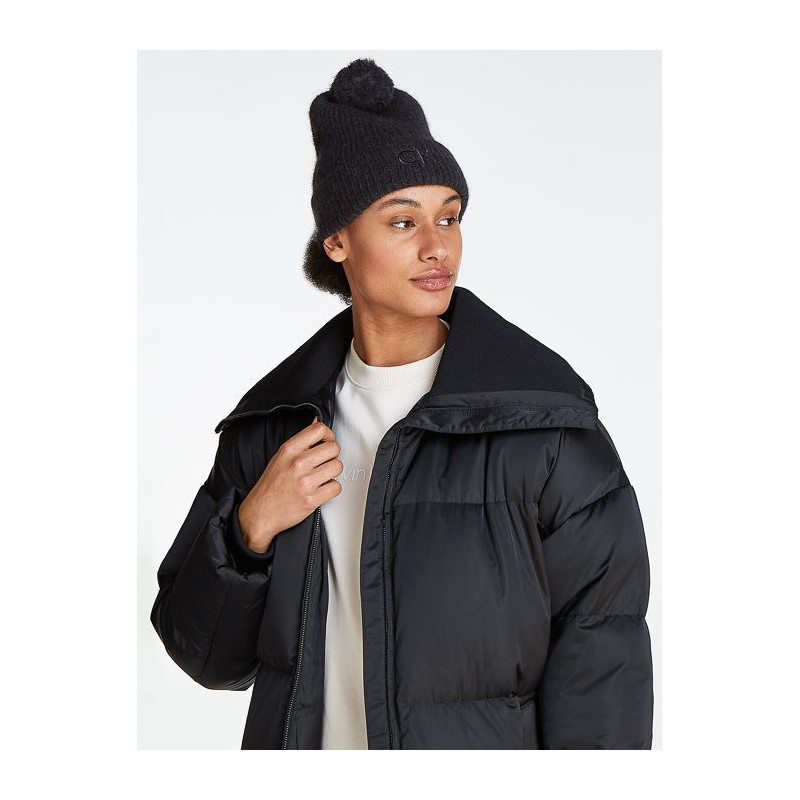 Calvin Klein CK Emboidery Airy Pompom Beanie Ck Black K60K612586 BEH (CK552-a) vöö