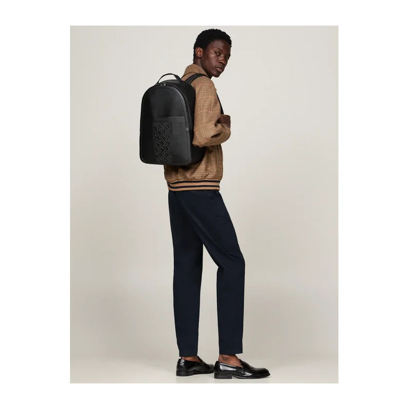 Tommy Hilfiger TH Central Monogram Backpack AM0AM13152 BDS (TH1172-a) seljakott