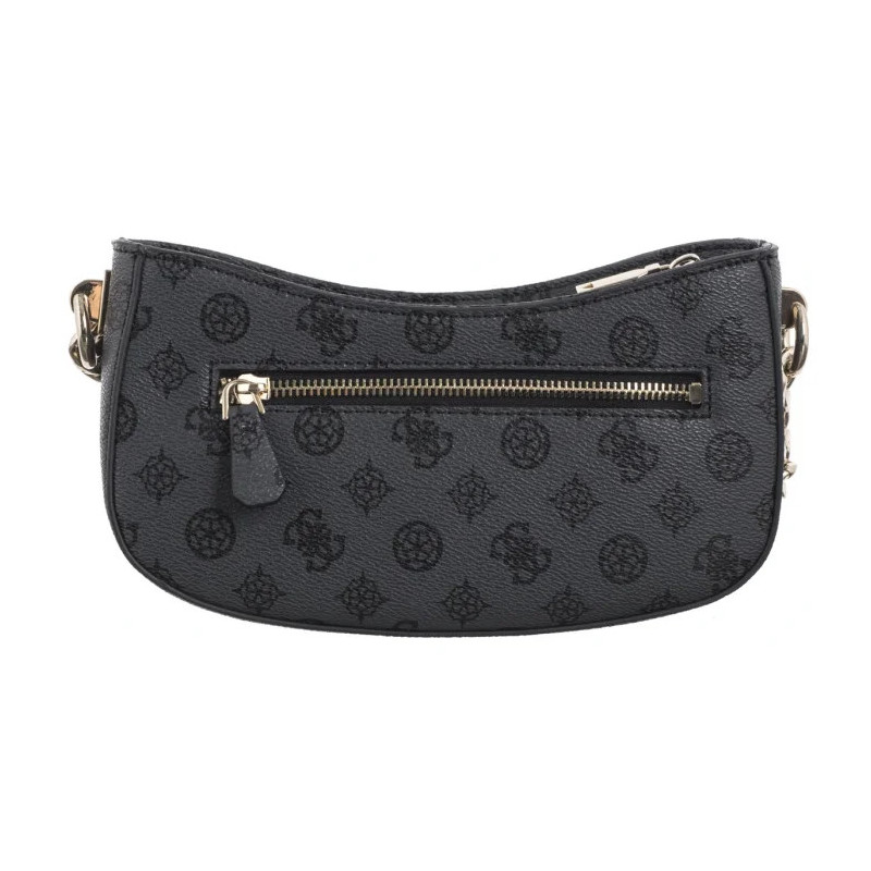 Guess Evelune Top Zip Shoulder Bag HWPG93 53180 Charcoal Logo (GU695-a) käekott