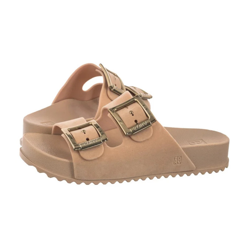 Zaxy Partner New AD RR285027/BG970 Beż Welur (ZA199-b) Naiste kingad/klappide klapid