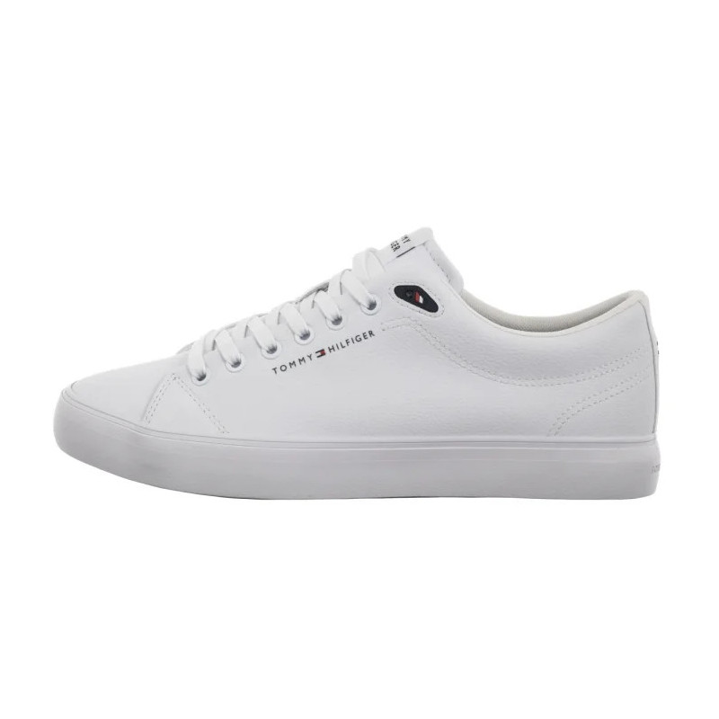 Tommy Hilfiger TH Hi Vulc Core Low Lth II Ess White FM0FM05511 YBS (TH1346-a) spordijalatsid