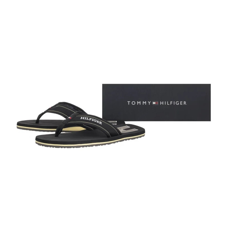 Tommy Hilfiger Hilfiger H Padded Beach Sandal Black FM0FM05536 BDS (TH1348-b) kingad