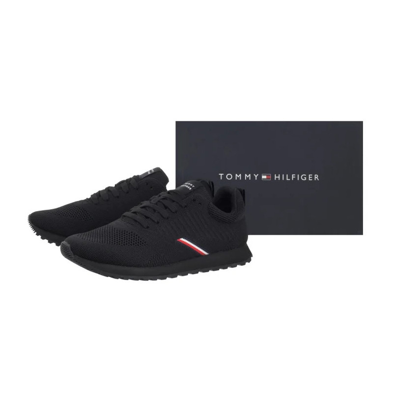 Tommy Hilfiger New Runner Eva Corpo Knit Black FM0FM05648 BDS (TH1351-a) spordijalatsid