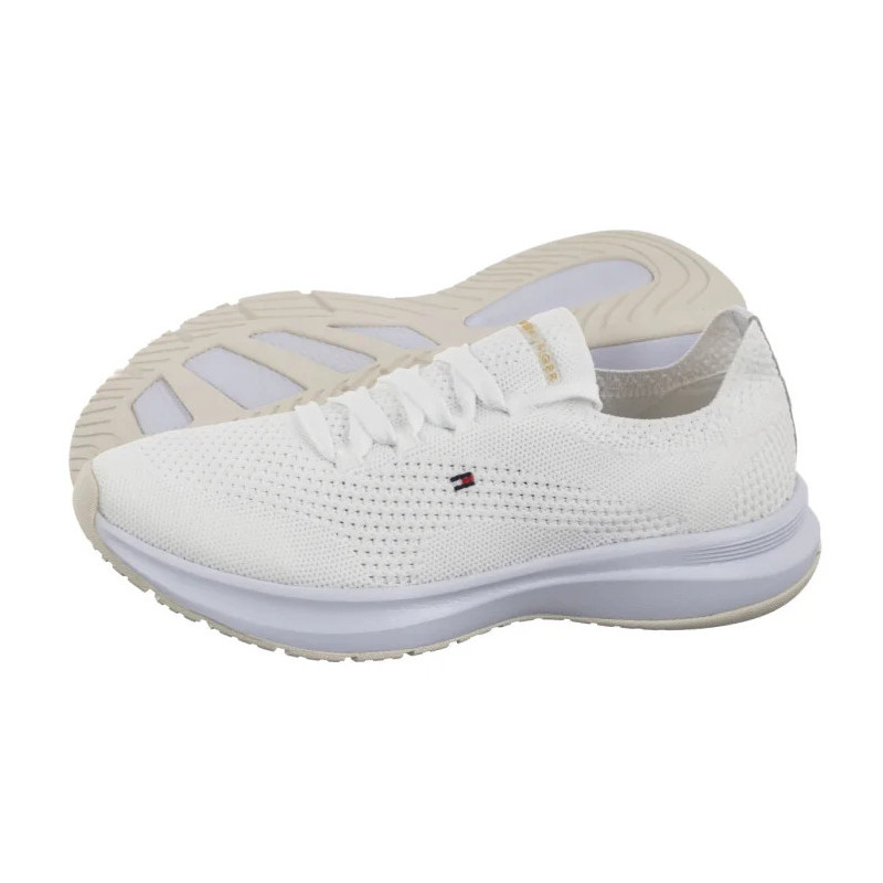 Tommy Hilfiger TH Knit Runner White FW0FW08813 YBR (TH1347-a) spordijalatsid