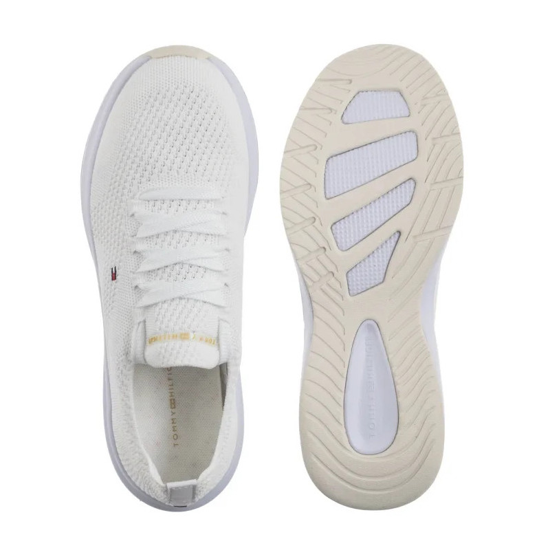 Tommy Hilfiger TH Knit Runner White FW0FW08813 YBR (TH1347-a) spordijalatsid
