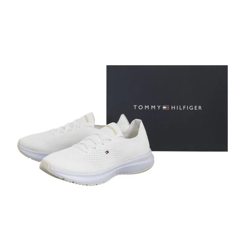 Tommy Hilfiger TH Knit Runner White FW0FW08813 YBR (TH1347-a) spordijalatsid