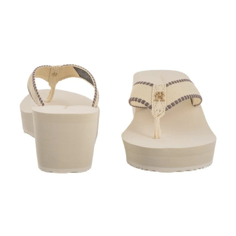Tommy Hilfiger Wedge Beach Sandal Muslin FW0FW08738 ACJ (TH1353-a) kingad