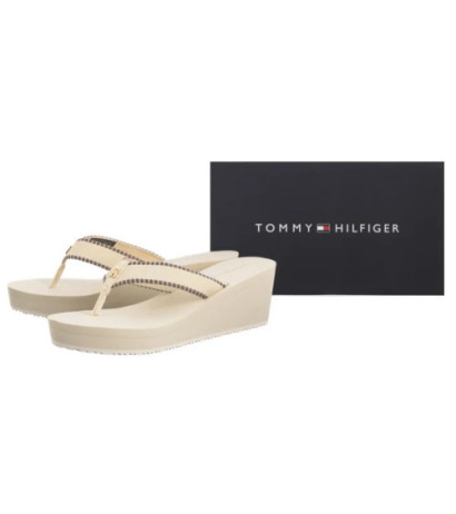 Tommy Hilfiger Wedge Beach Sandal Muslin FW0FW08738 ACJ (TH1353-a) kingad