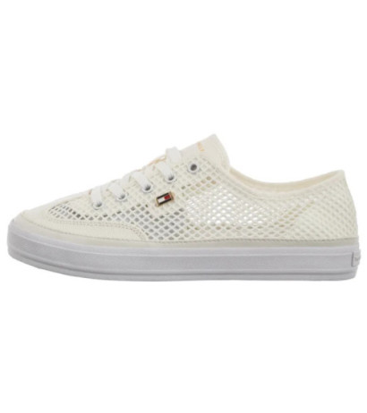 Tommy Hilfiger TH Open Mesh Vulc Sneaker Ecru FW0FW08684 YBL (TH1355-a) kingad