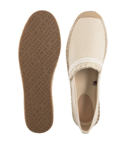 Tommy Hilfiger Fringe Canvas Closed Espadrille Muslin FW0FW08881 ACJ (TH1356-a) kingad